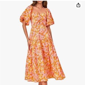 Amazon BTFBM Summer Maxi Dress | Multi Color | Size XL